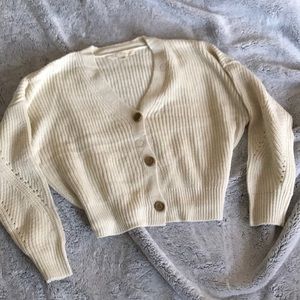 Button up sweater